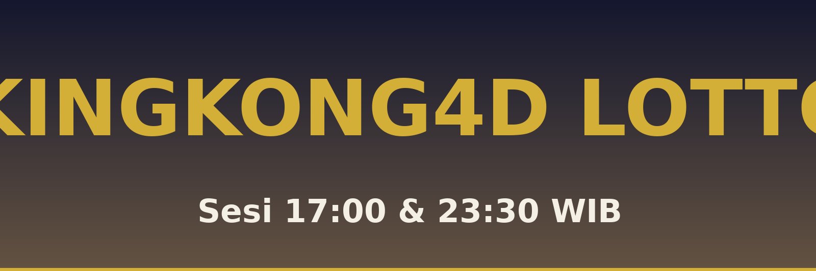 Kingkong4D Lotto Peusangan Selatan